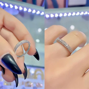 Новые модные обручальные кольца, женское кольцо на палец, простой универсальный дизайн, повседневная одежда, аксессуары для вечеринок, ювелирные изделия, подарок