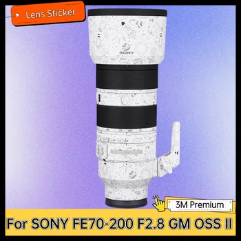 Для SONY FE70-200 F2.8 GM OSS II Наклейка на корпус объектива Защитная Наклейка На кожу Виниловая Оберточная Пленка Против Царапин Защитное Покрытие